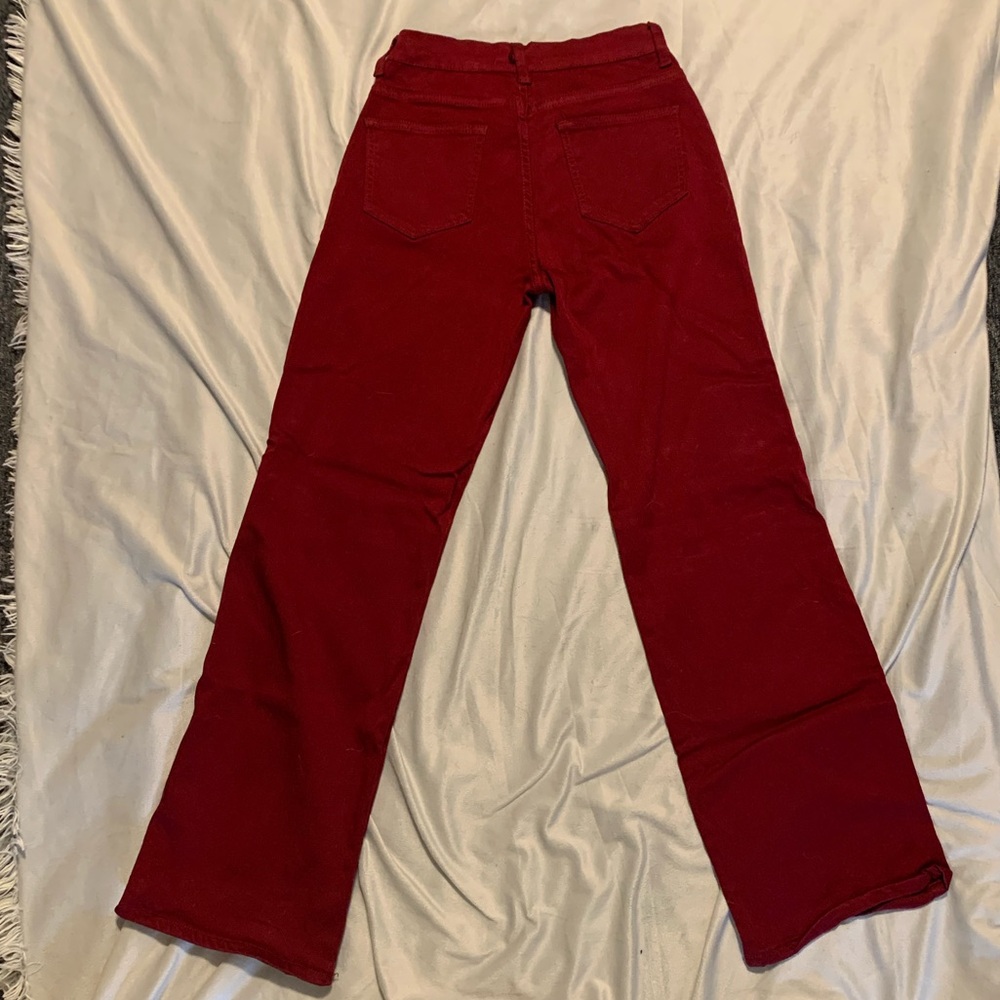 Bamboo Wide Leg Jeans